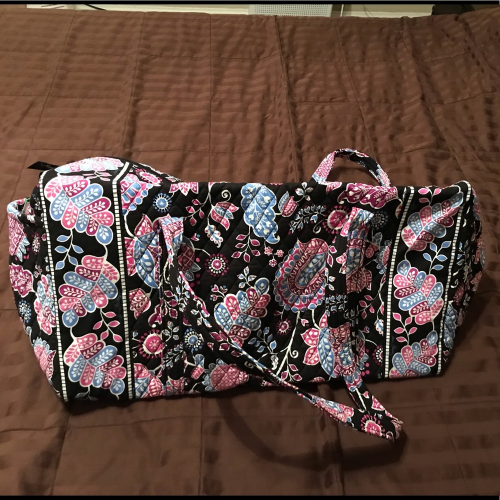 Vera Bradley Large Duffel Bag Alpine Floral NWT